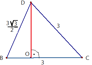 Височината на правилен тетраедър.png